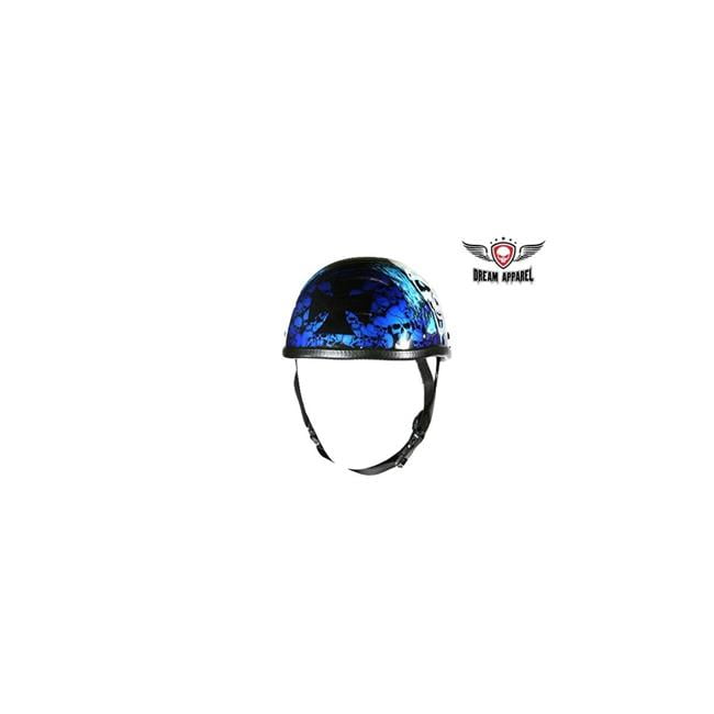 Dealer Leather H7401-BLUE-S Blue Eagle Novelty Boneyard Motorcycle