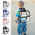 thumbnail image 3 of Small Clear Backpack,Mini Transparent Beach Backpack for and Adults,See Through Waterproof Bookbag,Outdoor Pvc Storage Bag,Travel Daypack for Concert Sport Hiking, 3 of 7