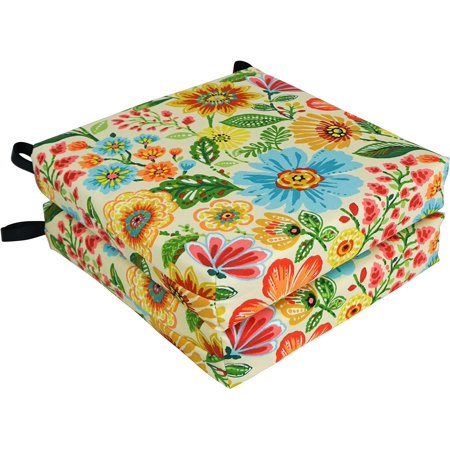 Chair Cushion, 16 x 16, Gregoire Chamomile 2 Count