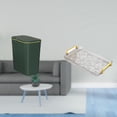 thumbnail image 2 of Cubo De Basura De Cocina Que Ahorra Espacio Y Bandeja Para Mesa De Centro Con Plato De Postre Con Asa Para Inodoro, Sala De Manualidades, Comedor, Dormitorio, Almacenamiento Para Fiestas, 2 of 8