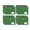 Green, variant on Plastic Snap Button Document Folder with Label Pocket, A4 File Envelopes, 20 Pack Yellow, Heavy Duty Transparent Folders for Office Organization