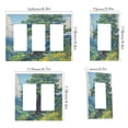thumbnail image 2 of Yayeee Rocker Switch Wall Plate 1-Gang 4.6"x2.9" Home Decorative Outlet Cover, Blue Mountain, 2 of 6