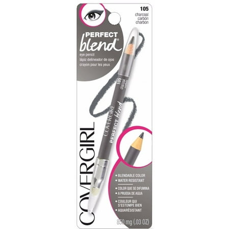 CoverGirl Perfect Blend Eye Pencil, Charcoal [105], 0.03