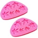 thumbnail image 2 of 2 moldes para fondant de pastel de hoja de cannabis, color rosa Fokelyi WMSS-469, 2 of 8