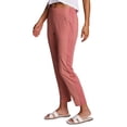 thumbnail image 4 of RBX Active Women's Ribbed Side Woven Ankle Pant With Pockets, 4 of 6