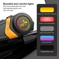 thumbnail image 4 of Auriculares Manos Libres Bluetooth 5.0 para Casco de Motocicleta Amarillo Advancent OD025074-01B, 4 of 6