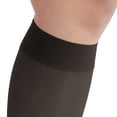 thumbnail image 5 of Ames Walker AW Style 18 Sheer Support 20-30 mmHg Firm Compression Knee High Stockings Black XXLarge, 5 of 8