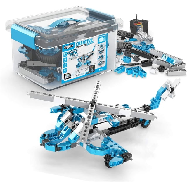 Engino Toys Creative Engineering STEM Maker Master 40-Model ENGINO Engino