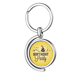 thumbnail image 1 of ¡Feliz cumpleaños! Rotating keychain Metal Keyring Holder, 1 of 2