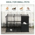 thumbnail image 5 of PawHut Pet Playpen Small Animal Cage 56 Panels for Rabbit, Guinea Pig, 5 of 9