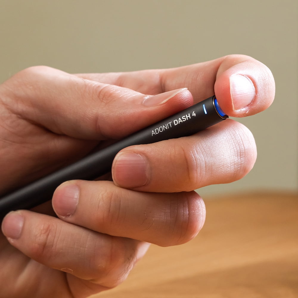Adonit Dash 4 (Graphite Black) Multi-Device Stylus for iPad and