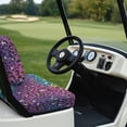 thumbnail image 6 of Pzuqiu Golf Cart Seat Covers Portable Polyester Cloth, Compatible with Outdoor Golf Carts, for Ezgo Seats 2 Person Seats Golf Carts Club Car Precedent, 6 of 9