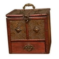 thumbnail image 3 of Cofre Del Tesoro Sunnimix Caja De Almacenamiento Vintage Organizador De Joyas Antiguas Loto, 3 of 8