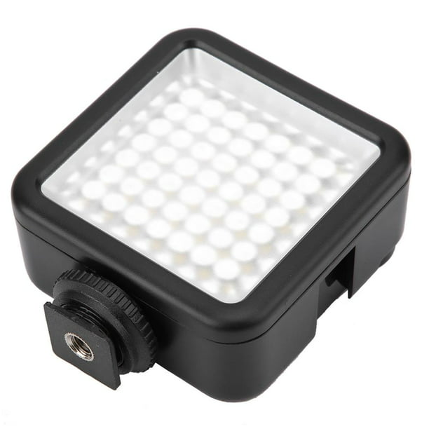 HERCHR Mini Portable Dimmable Video Light Panel On Camera Fill Light, Camera Video Light, On Camera Light -
