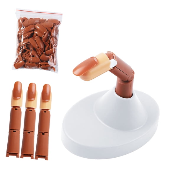 Articulated Practice Mannequin Hand With Detachable Fingers And Base For Nails Design Learners And Students