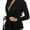 Black, variant on ToBeInStyle Women's Long Sleeve Knit Acrylic Open Cardigan