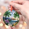 thumbnail image 4 of Custom Fiji Ornament |Faux |Unique Souvenir Cruise |Vacation Travel Gift | Holiday Anniversary |Christmas Decor, Holiday Keepsake, Xmas Tree Hanging Decoration, Seasonal Gift Idea,, 4 of 5