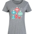 thumbnail image 3 of Instant Message - Christmas - Retro Ornaments - Women's Any Way Dress, 3 of 7