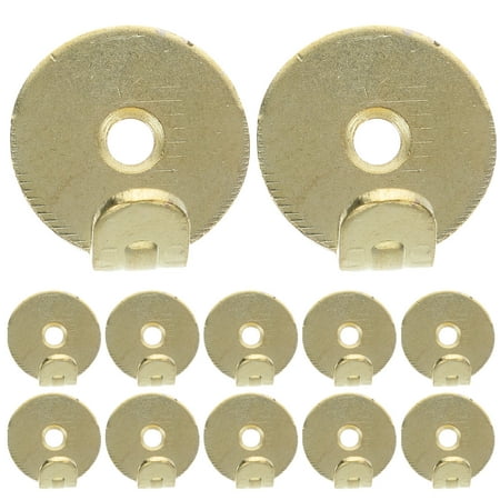 

20 Pcs Practical Hangers Heavy Duty Picture Hook Coat Clothes Bracket Long-lasting Multi-pack Gold-plated Wall Frame