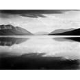 thumbnail image 2 of Adams, Ansel 18x15 Gold Ornate Wood Framed with Double Matting Museum Art Print Titled - Evening, McDonald Lake, Glacier National Park, Montana - National Parks and Monuments, 1941, 2 of 4