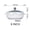 8 INCH, variant on PTSPLLMY Ceramic Soup Bowl Phnom With Glass Cover Handle Salad Fruit Large Noodle Rice Food Pot Home Dessert Breakfast Oatmeal Tableware