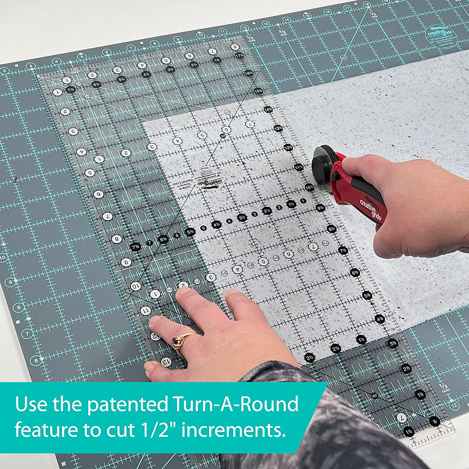 Creative Grids Quilt Ruler 2-1/2in x 24-1/2in