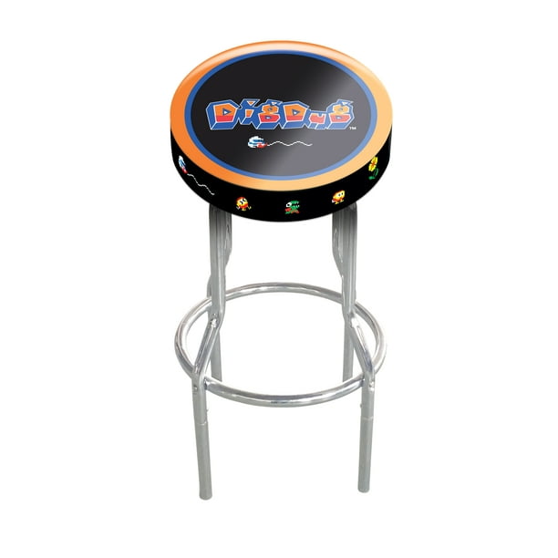 Dig Dug Stool Adjustable Height 21.5 inches to 29.5 inches, Arcade1Up