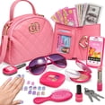 thumbnail image 1 of Monedero WESAYEE para niñas con accesorios de 3 a 6 años, color rosa, 1 of 8