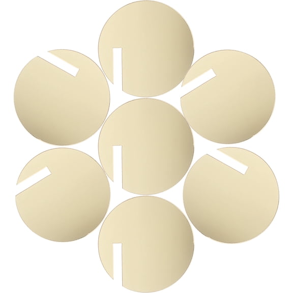 TABLETREANDS 30Pcs Acrylic Circle Drinks Markers For Home Parties And Various Parties