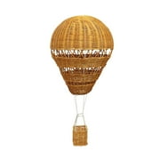 SharkTRUE Rattan Hot Balloon Kids Room Decor Beige Decor House Decorations Pendant for Home Rattan Woven Decor