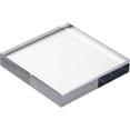 thumbnail image 2 of 1in Thickness 6in Square Acrylic Cube Display Block Clear Polished Pedestal Stand Riser Solid Base 6" x 6" x 1", 1 Pack, 2 of 4