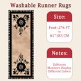 thumbnail image 6 of 2x6 FT Kitchen Runner Rugs Non Skid Washable, Faux Wool Rug Runners for Hallways Bathroom Carpet Runner, Soft Indoor Modern Floor Rug for Entryway Laundry Room, 6 of 11
