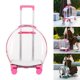 thumbnail image 4 of Cat Trolley Case Carrier Bag, Pet Bubble bag case para pequeño, transparente Rosa jinwen Caja de la carretilla, 4 of 8