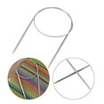 thumbnail image 5 of Steel Stainless Circular Needle Knitting Tools Crochet DIY Craft Accessories, 65cm, 5 of 5