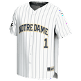 thumbnail image 2 of Youth GameDay Greats #1 White Notre Dame Fighting Irish Lightweight Baseball Jersey, 2 of 4