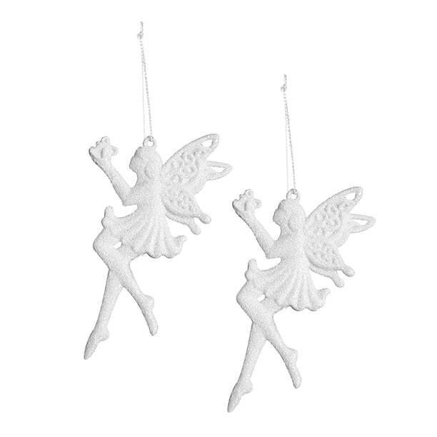Adornos navideños para árbol de Navidad, colgantes para guirnaldas navideñas en el patio. Ángel