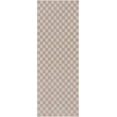 thumbnail image 4 of Hauteloom Truls Machine Washable Contemporary Runner Rug - Modern Geometric Checkered Carpet for Hallway, Kitchen - Beige, Cream - 2'7" x 7'3", 4 of 12