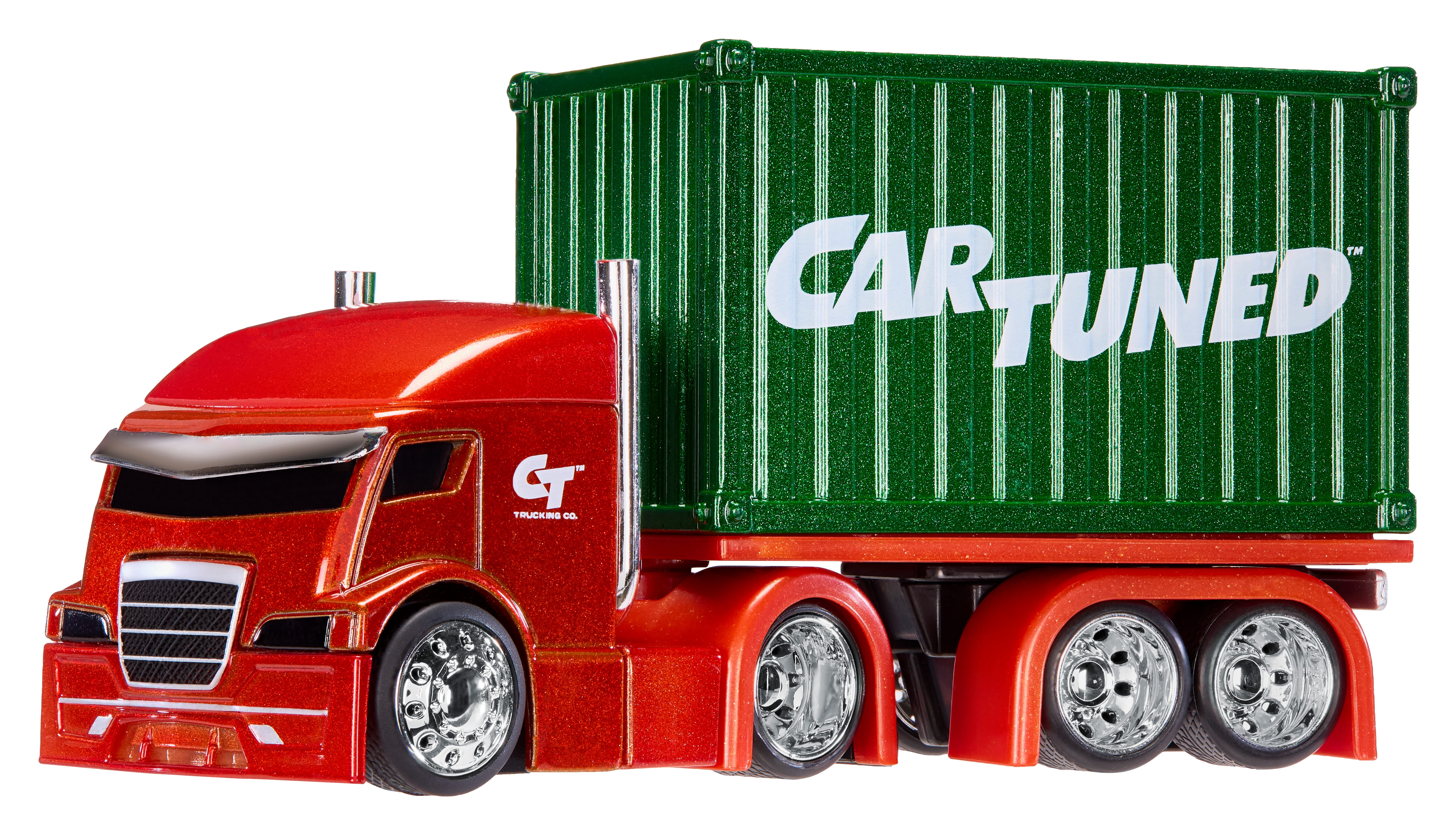 CarTuned Container Rig Series 3 – Cool C.O.E., Orange, Diecast Vehicle