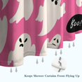 thumbnail image 6 of Pink Halloween Ghosts with Boo Shower Curtain 84"x72" ,Bathroom Decorative Shower Curtains Set with 12 Hooks,Modern Waterproof Washable Shower Curtain, 6 of 6