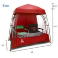 EasyGo Products Extra Large Portable Instant Pop Rain CoverU Sports Shelter Tent for 2 Persons