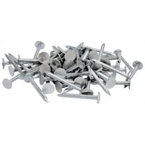 ProFIT 0132158 Hand Drive Roofing Nail, 2-1/2 in L, Flat Head, 11 ga Gauge, Steel