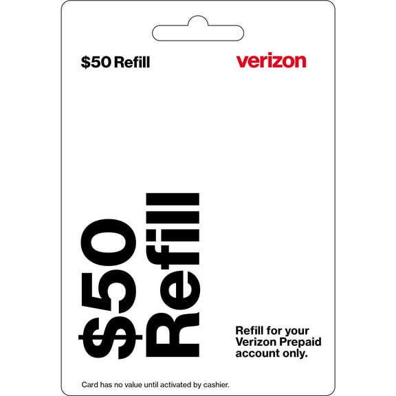 Verizon Prepaid $50 (Email Delivery)
