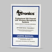 AVTronics Professional Wireless Microphone System with 4 Handheld Microphones