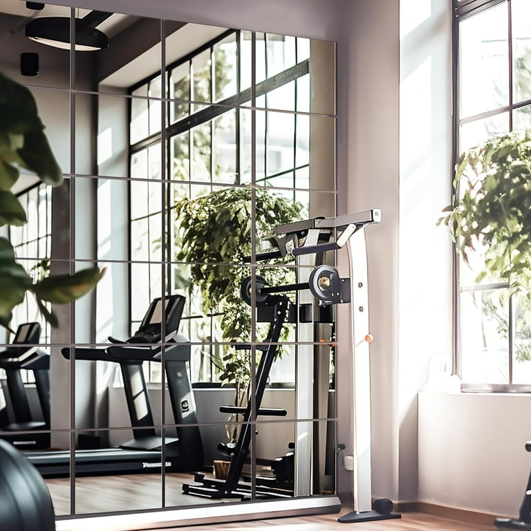Home Gym Mirror for Wall Mirror Full Length 60x25x2PCS Glass Frameless Body Large Mirror for Home Gym Workout Bedroom Garage Walmart