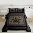 thumbnail image 2 of Homewish Texas Stars Teens Queen Comforter Set, Rustic Cowgirl Cowboy Bedding Sets, Vintage Southwestern Theme Reversible Bedding Comforter Set, Breathable Home Decor, 3-Piece, 2 of 8