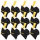 thumbnail image 2 of 12 piezas mini gorro de graduación adornan tapas de cupcake toppers con borlas para botella de vino de cupcake, 2 of 5