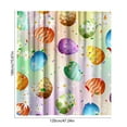 thumbnail image 3 of Hometravel Easter Holiday Bath Shower Curtain, No Drill Required Linen Fabric Curtain with Hooks, Water Resistant Tub and Shower Liner, Seasonal Decorative Curtain for Bathroom Decor, 3 of 6