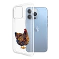 thumbnail image 2 of WIRESTER Soft TPU Clear Case Slim Protective Cover for Apple iPhone 13 Pro 6.1" 2021, Golden Wyandotte Chicken, 2 of 3