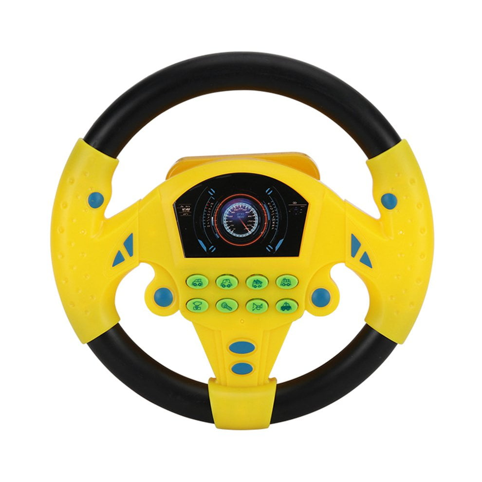 TOP.E Children's Educational Toys Simulation Steering Wheel Toy Sound