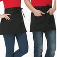 thumbnail image 3 of Douhoow Kitchen Cleaning Apron Half Waist Apron Bar Pub Cafe Server Waiter Waitress Apron Pinafore, 3 of 6